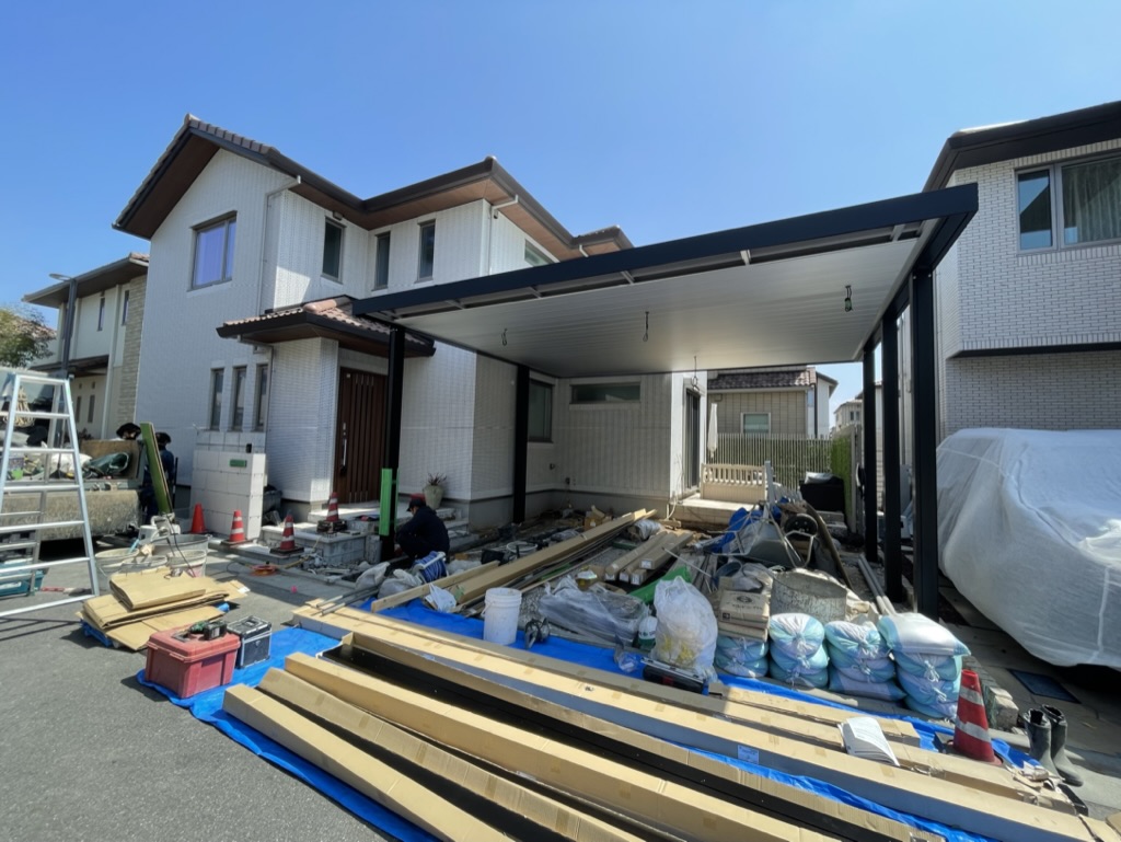 カーポート設置工事